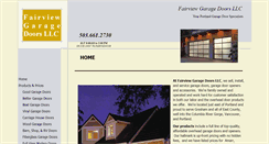 Desktop Screenshot of fairviewgaragedoors.com